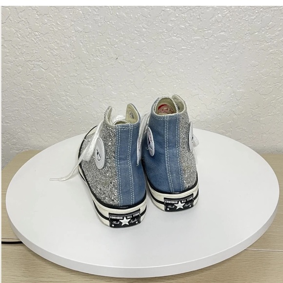 Converse x Chiara Ferragni Chuck 70 High Glitter Patch Size US 6 - Picture 6 of 10